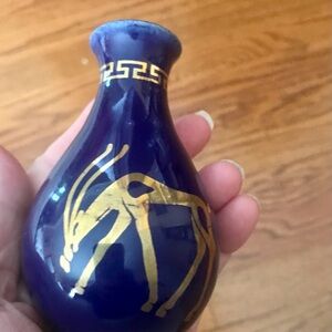 Mini Cobalt Blue With Golden Accent